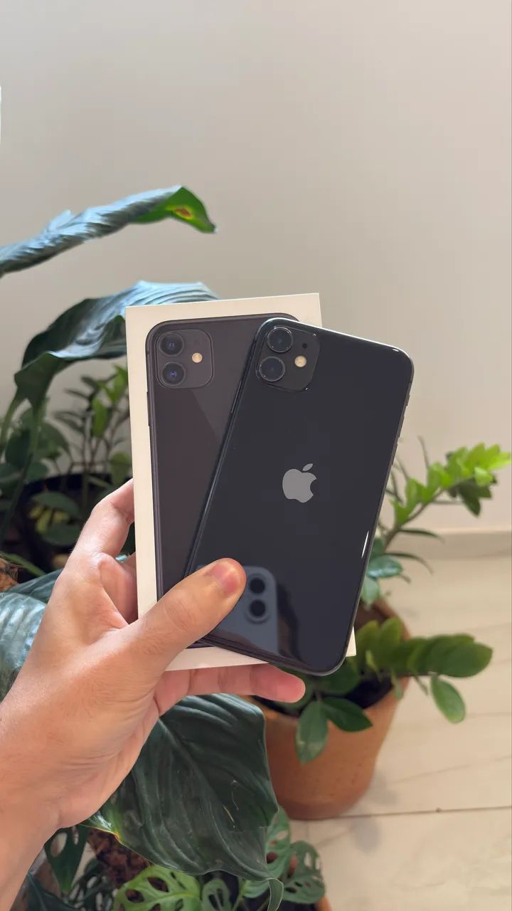 iPhone 11 64GB Preto | Caixa Completa | Nunca Aberto - Celulares e