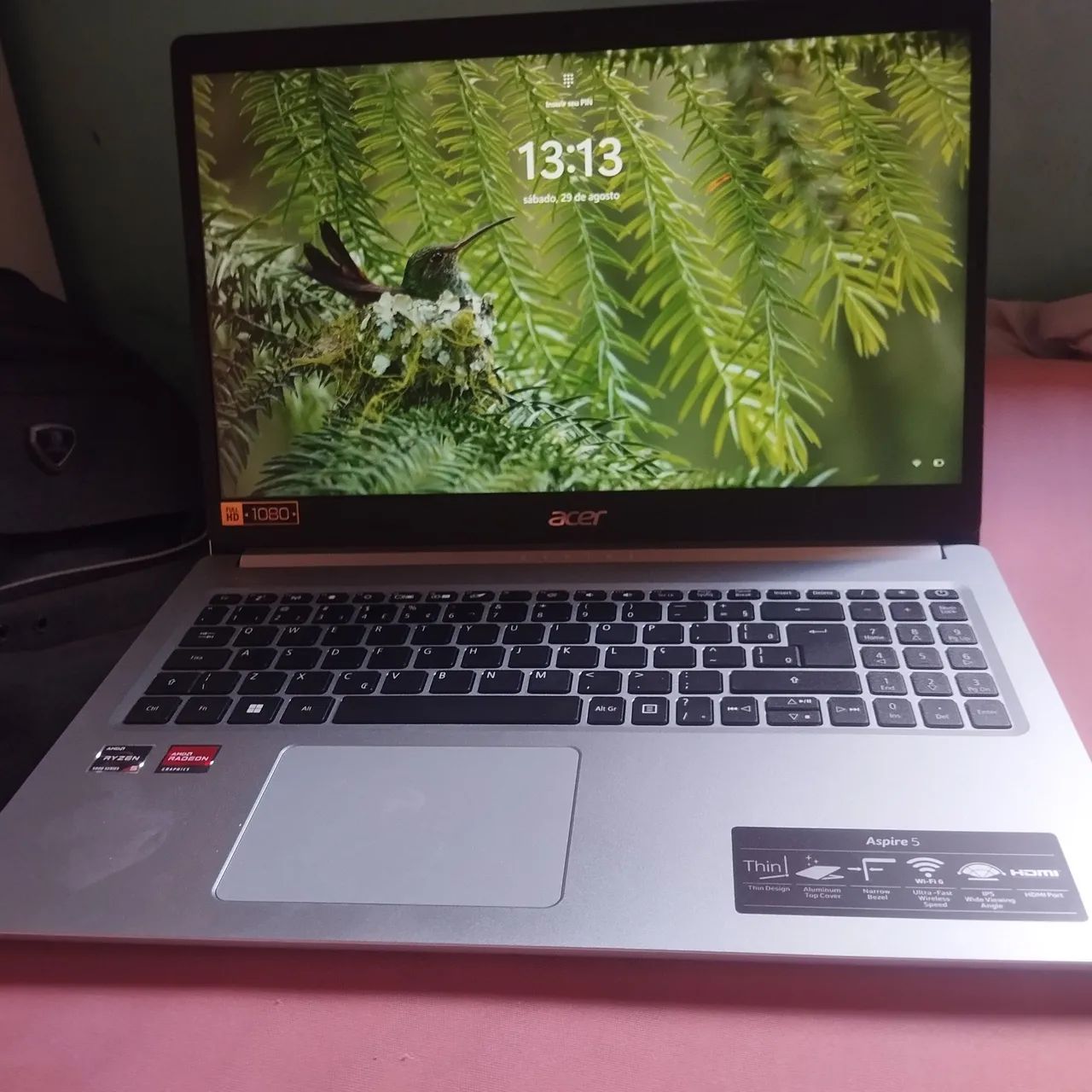 Computador windows zero uma semana de uso