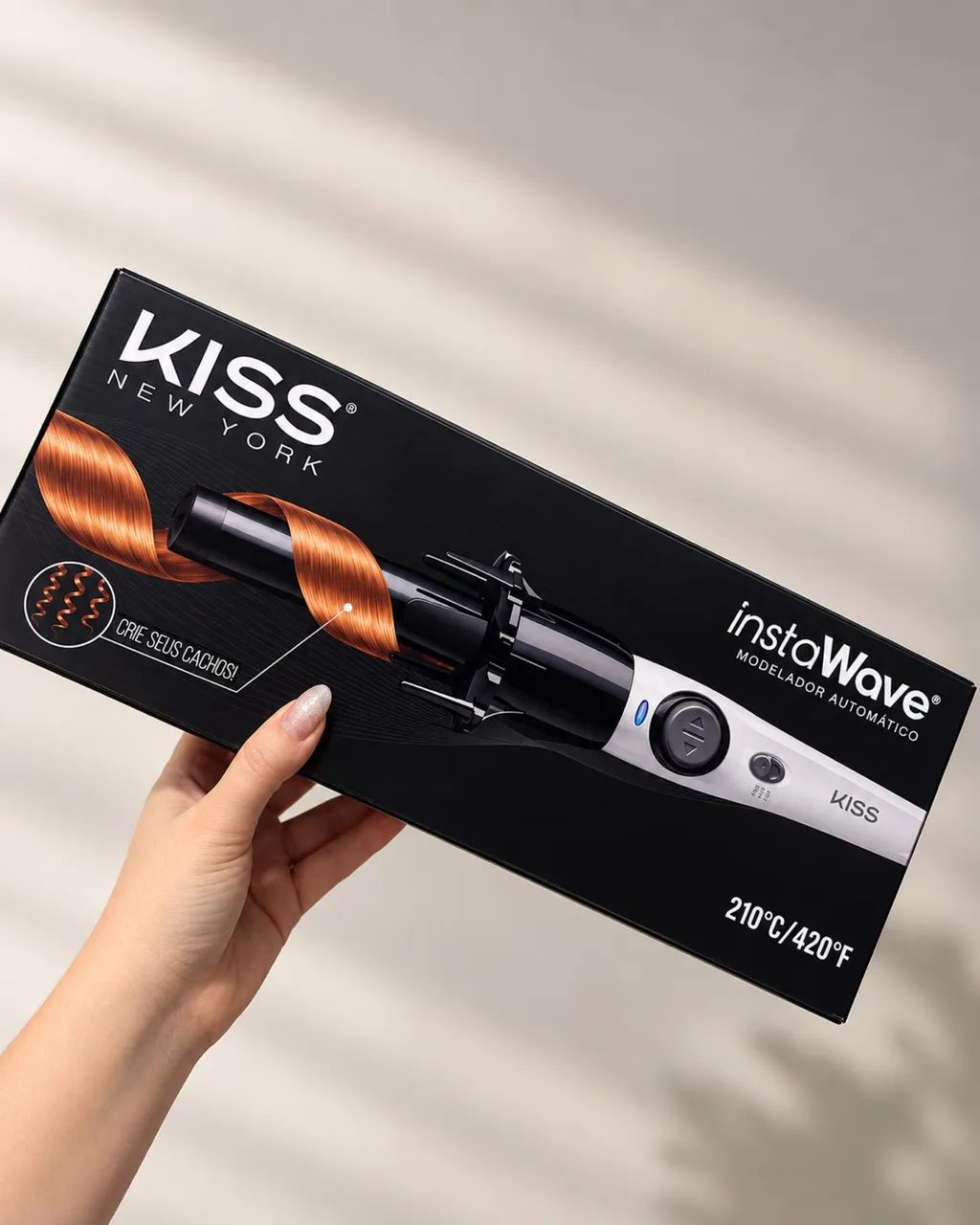 Modelador de Cachos Instawave - Kiss NY - Bivolt - Eletroportáteis