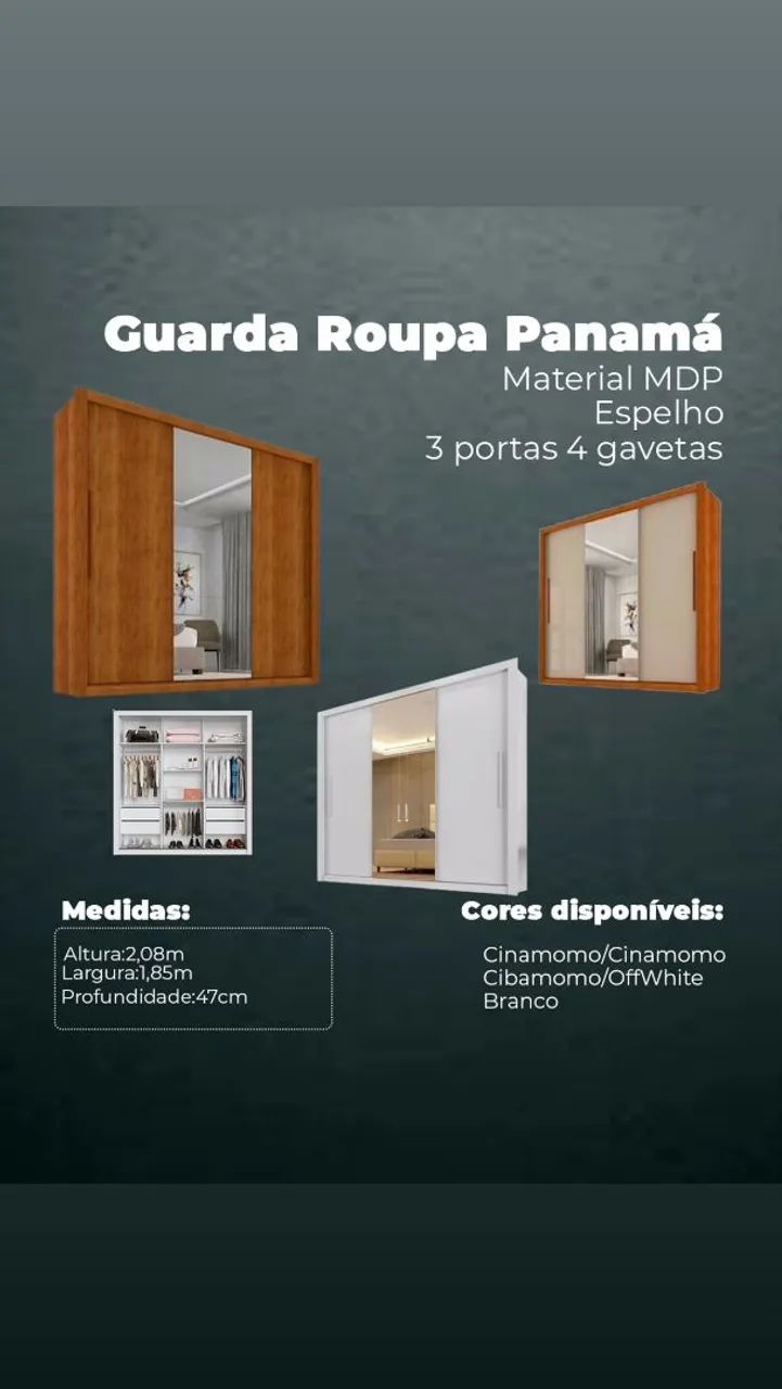 Guarda roupa mapa 
