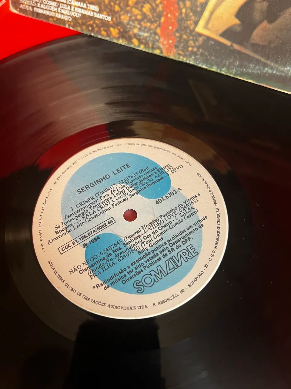 Vinil Lp disco Serginho leite (raridade) - Foto 5