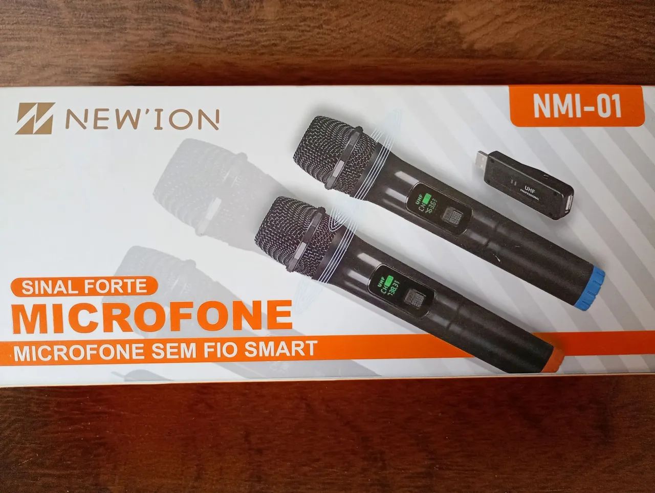 MICROFONE SEM FIO SMART  NOVO 