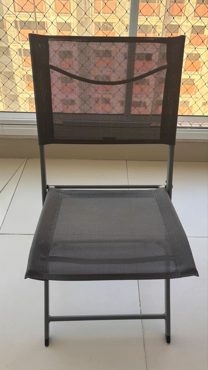 2 cadeiras dobráveis em aluminio - Foto 3