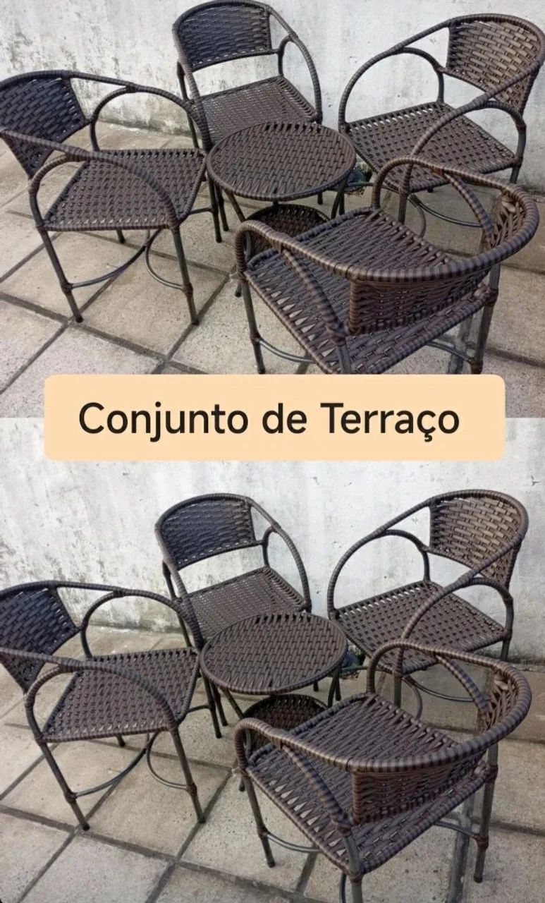 Conjunto de terraço redondo  - Foto 2