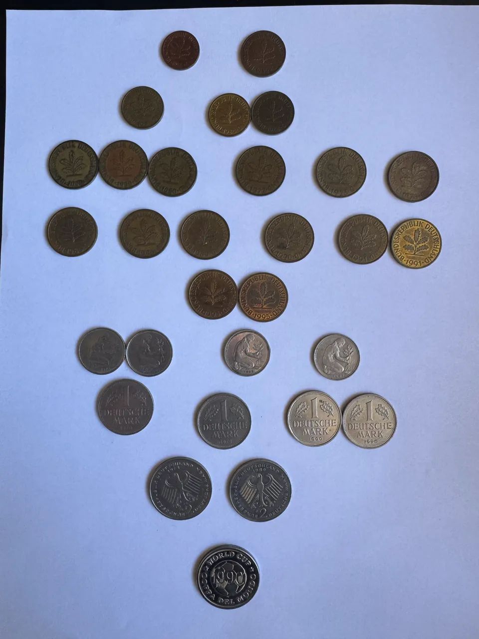 Lote 30 moedas antigas Alemanha