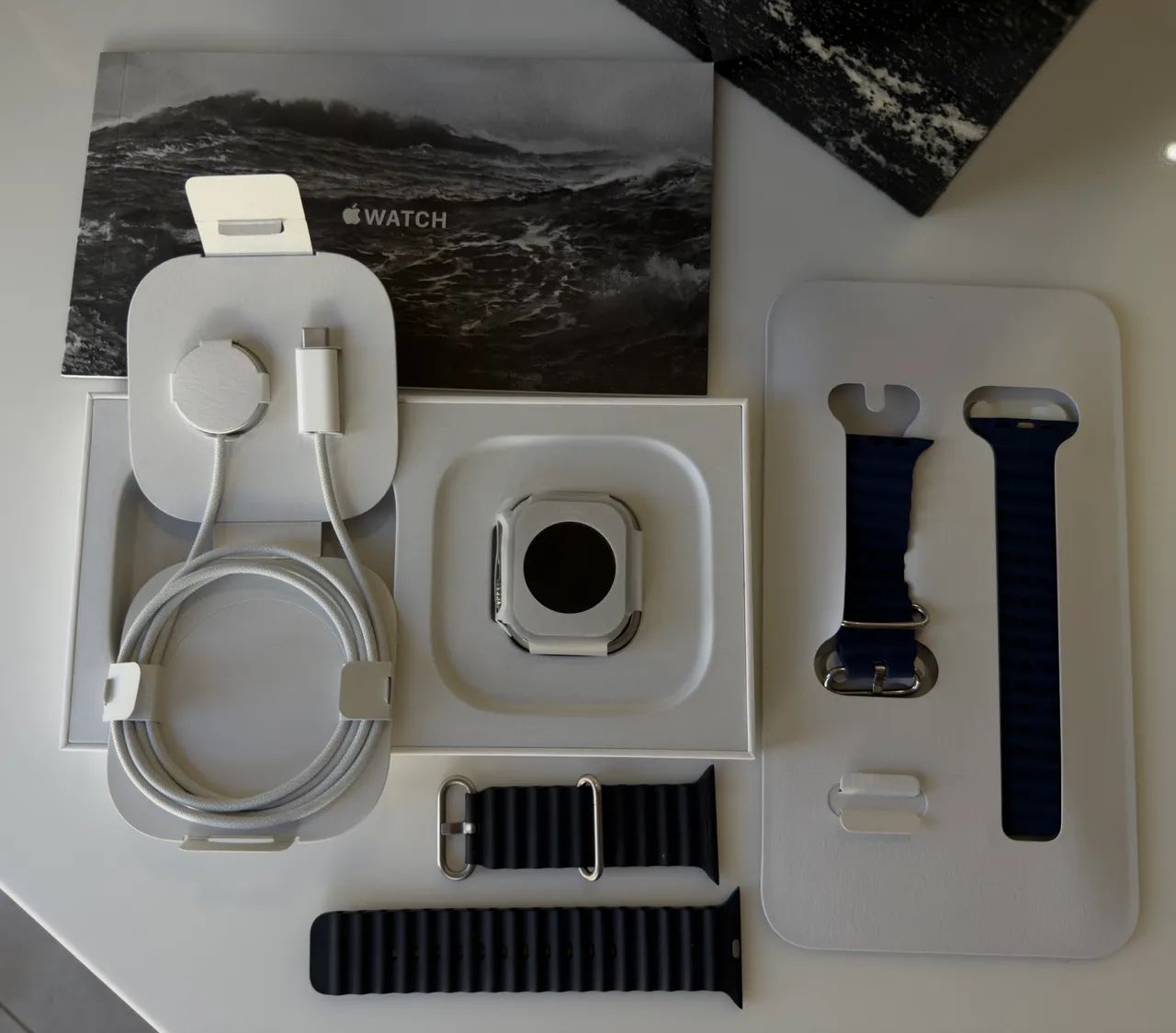 Apple Watch Ultra 1 EXCELENTE na CAIXA - Foto 2