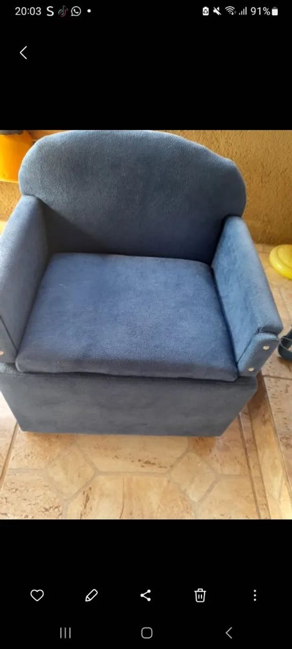 Sofazinho infantil 