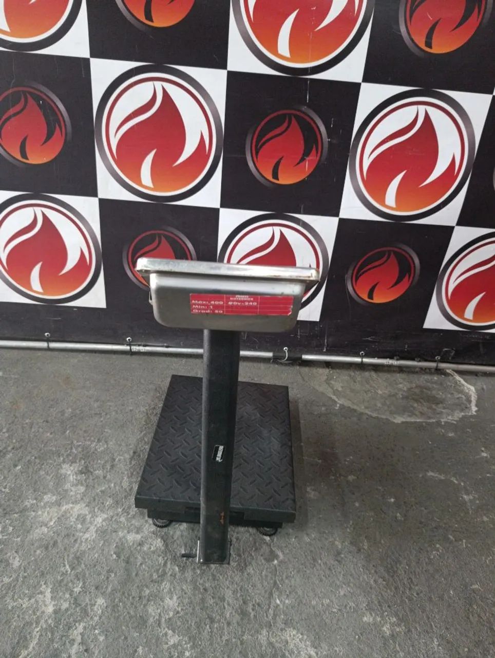 Balança industrial de plataforma com capacidade para 400 kg - Foto 5