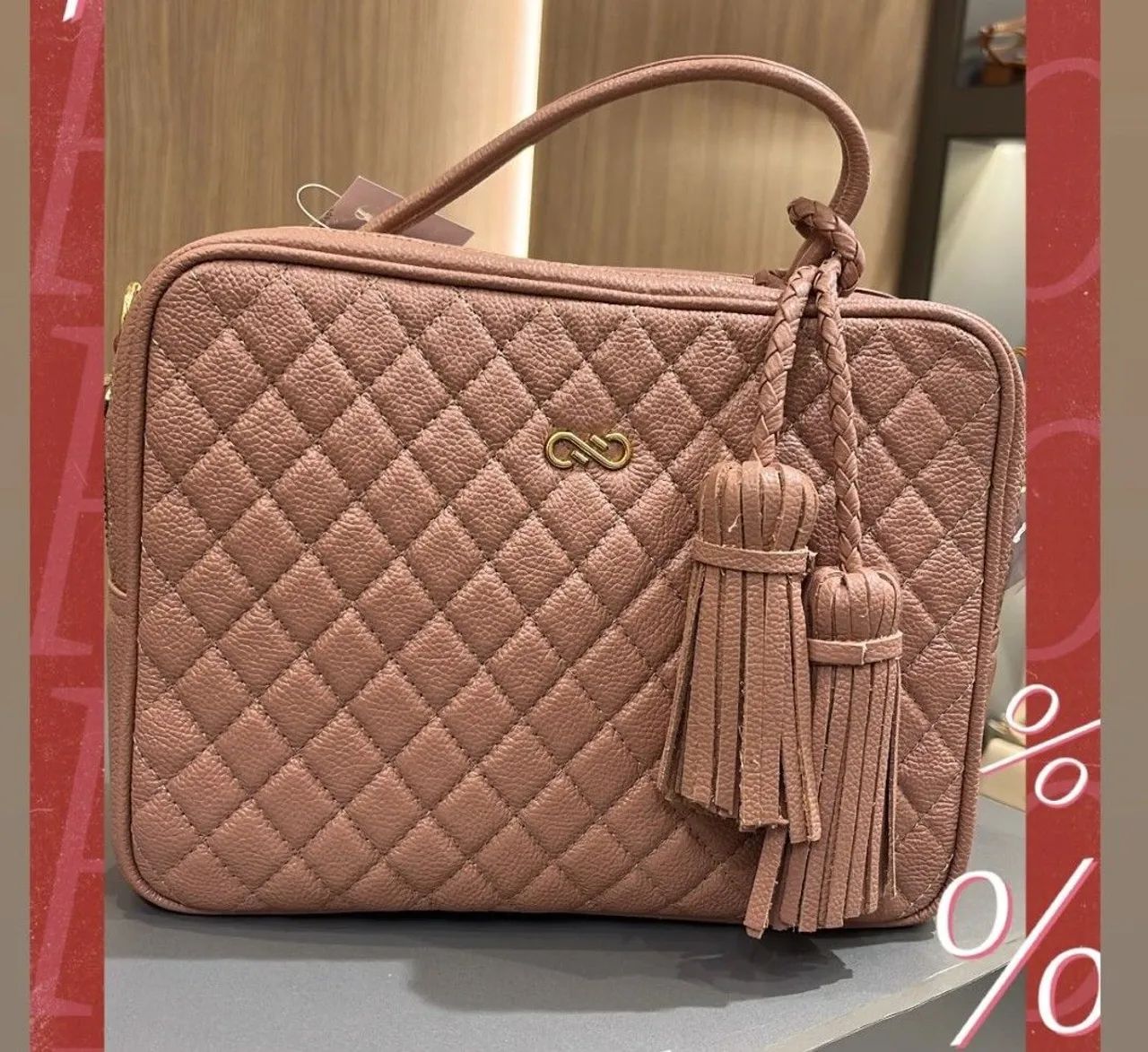 Bolsa em couro - COURO & CIA 