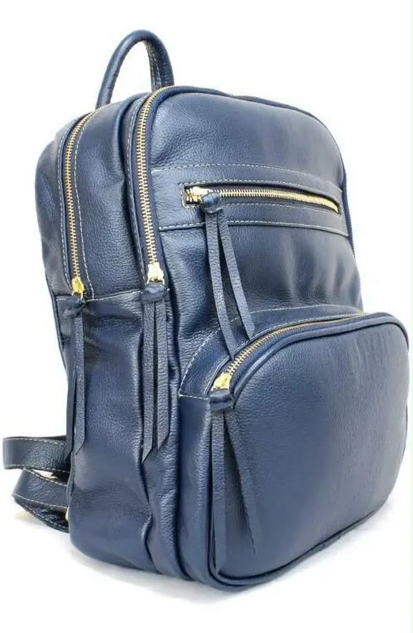 Mochila de couro legitimo  - Foto 4
