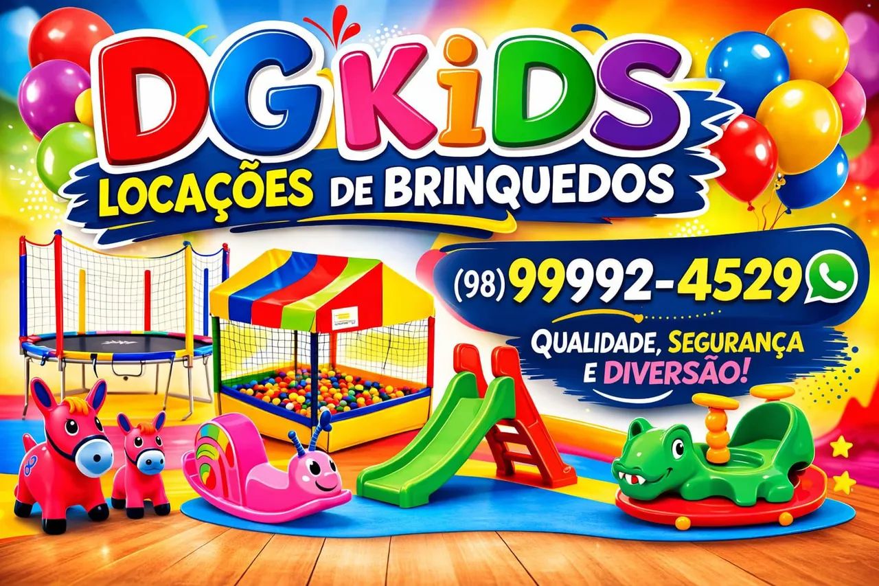 DG kids locações de brinquedos 