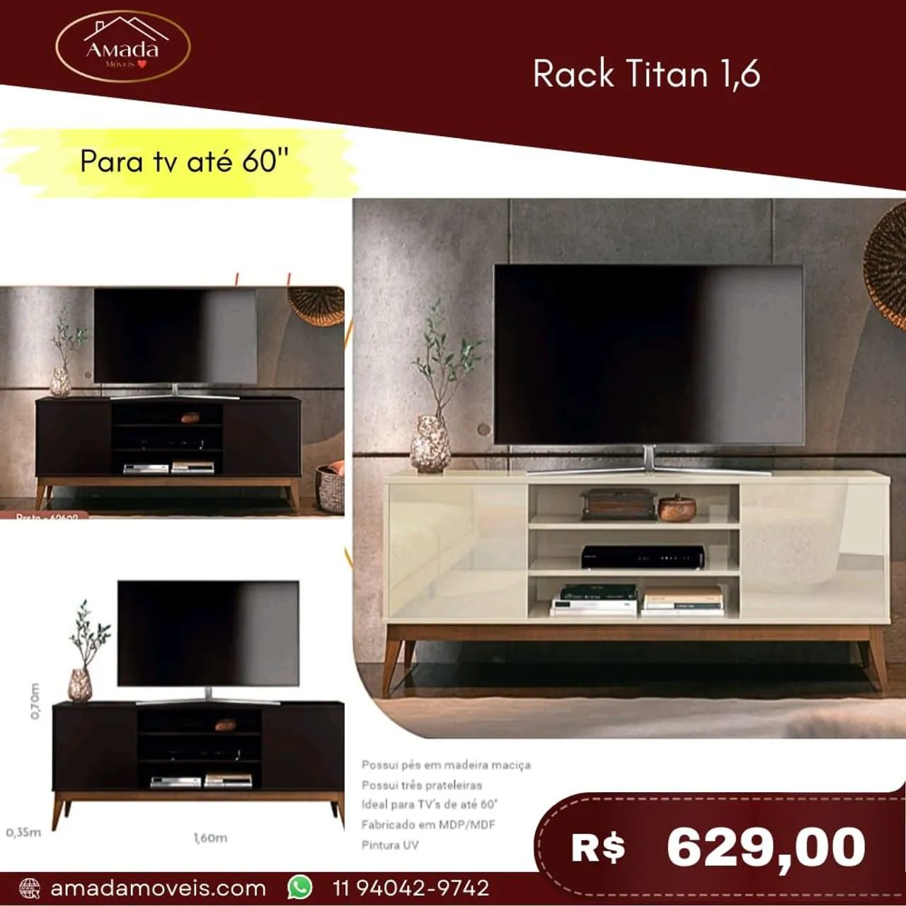 Rack Titan 1,6 - à pronta entrega 