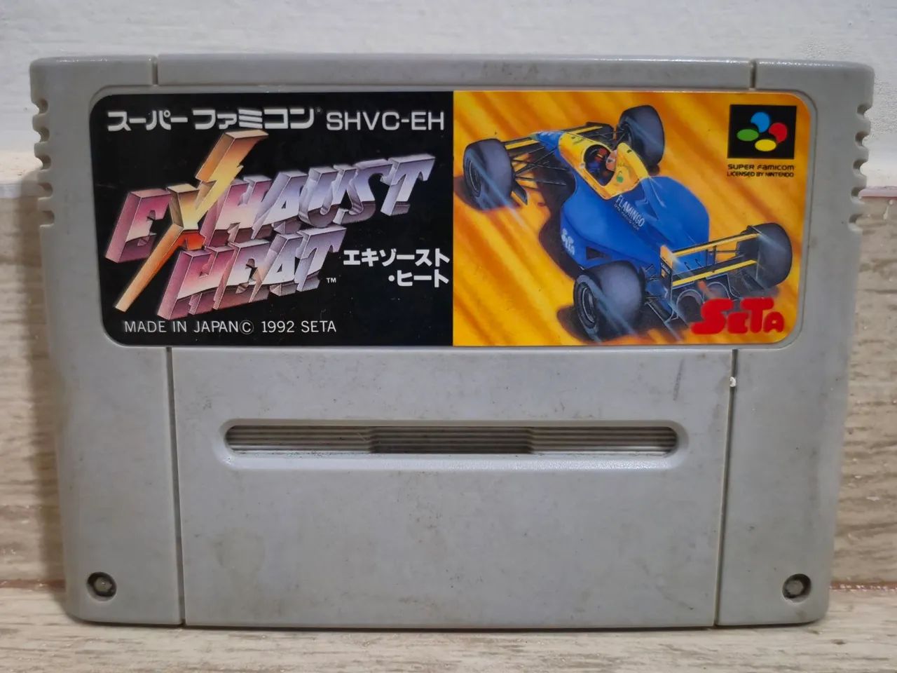 Exhaust Heat para o Super Famicom. Original