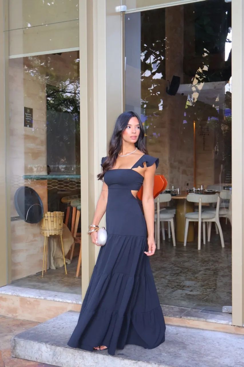Vestido Preto Longo - Foto 3