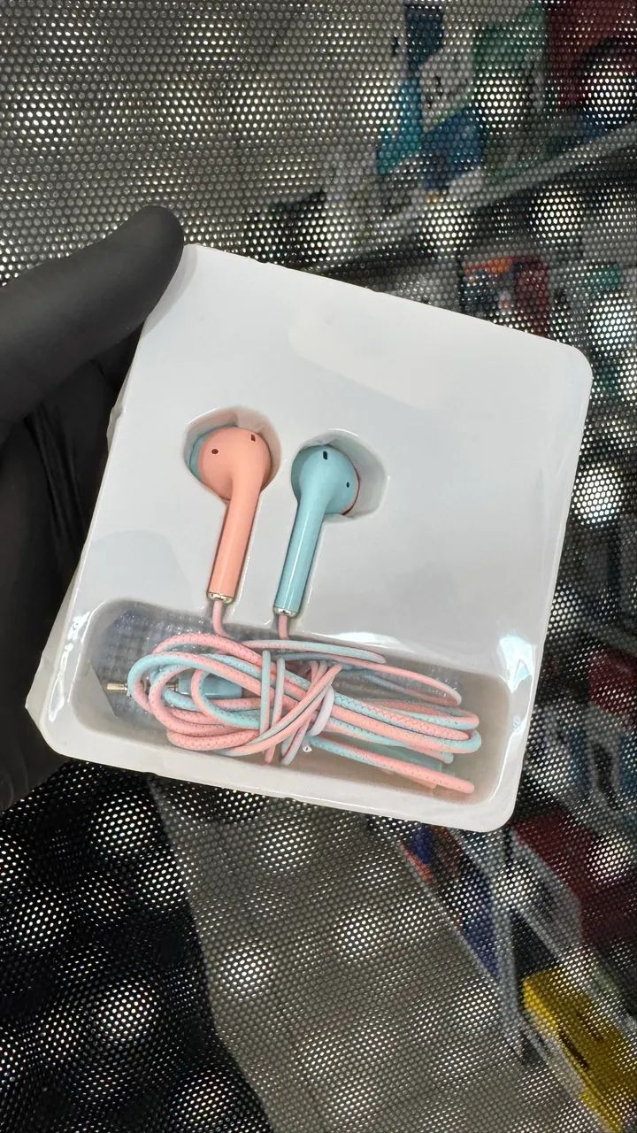 Fone de ouvido P2 com microfone integrado  - Foto 3