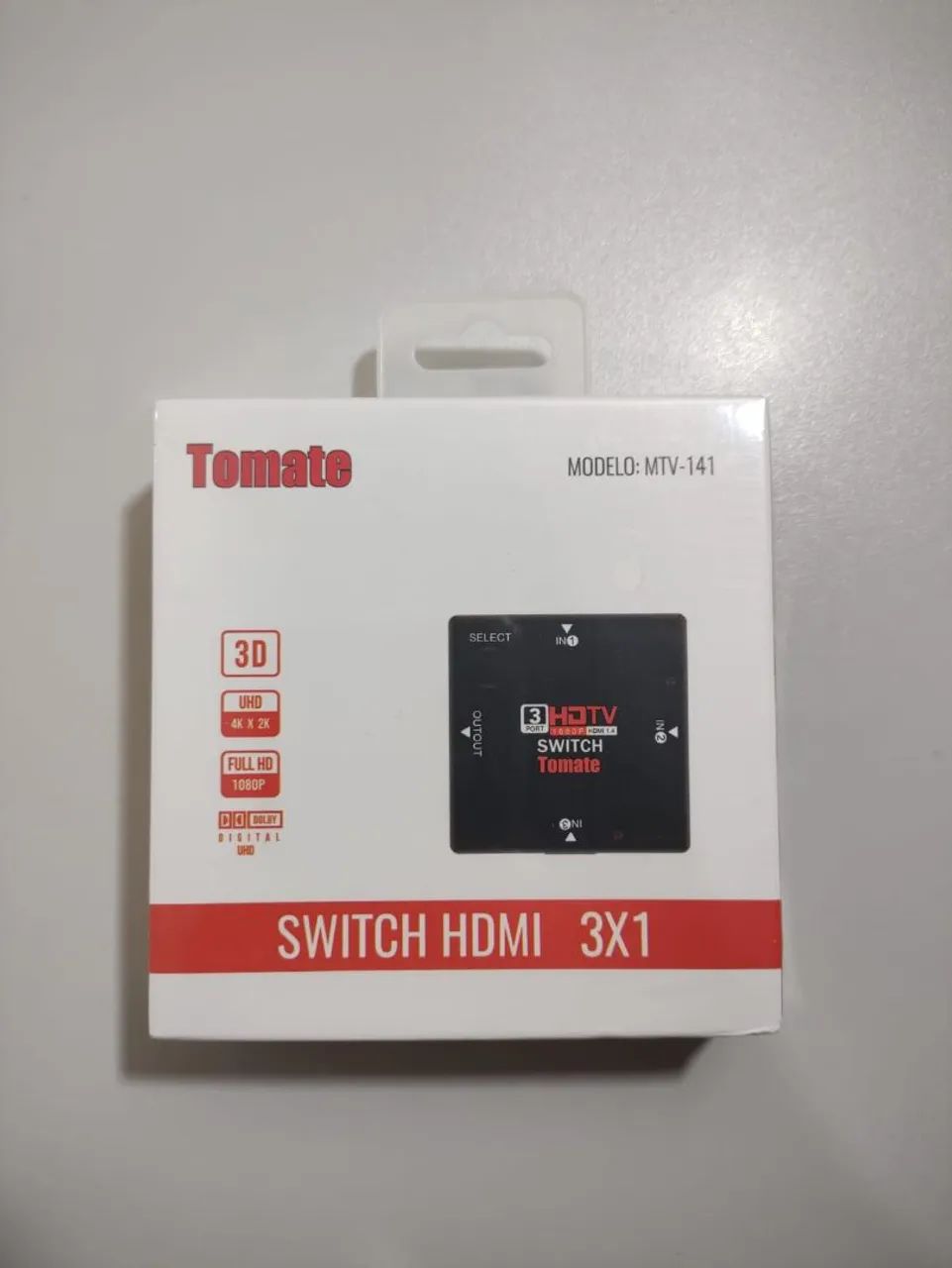 Vendo Switch HDMI 3x1 Tomate, modelo MTV-141 - Foto 3