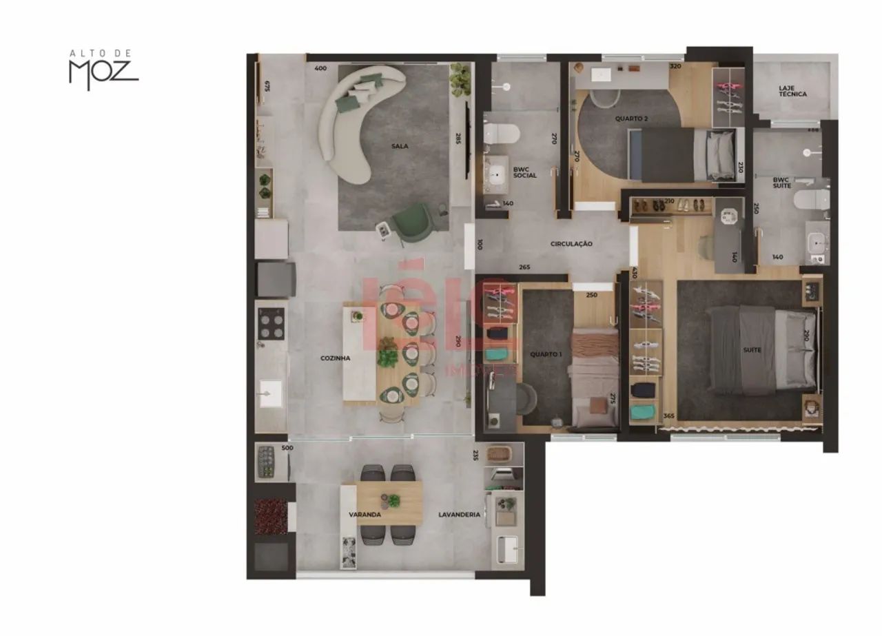 Residencial ALTO DE MOZ, 17º andar, oportunidade !!! - Foto 3