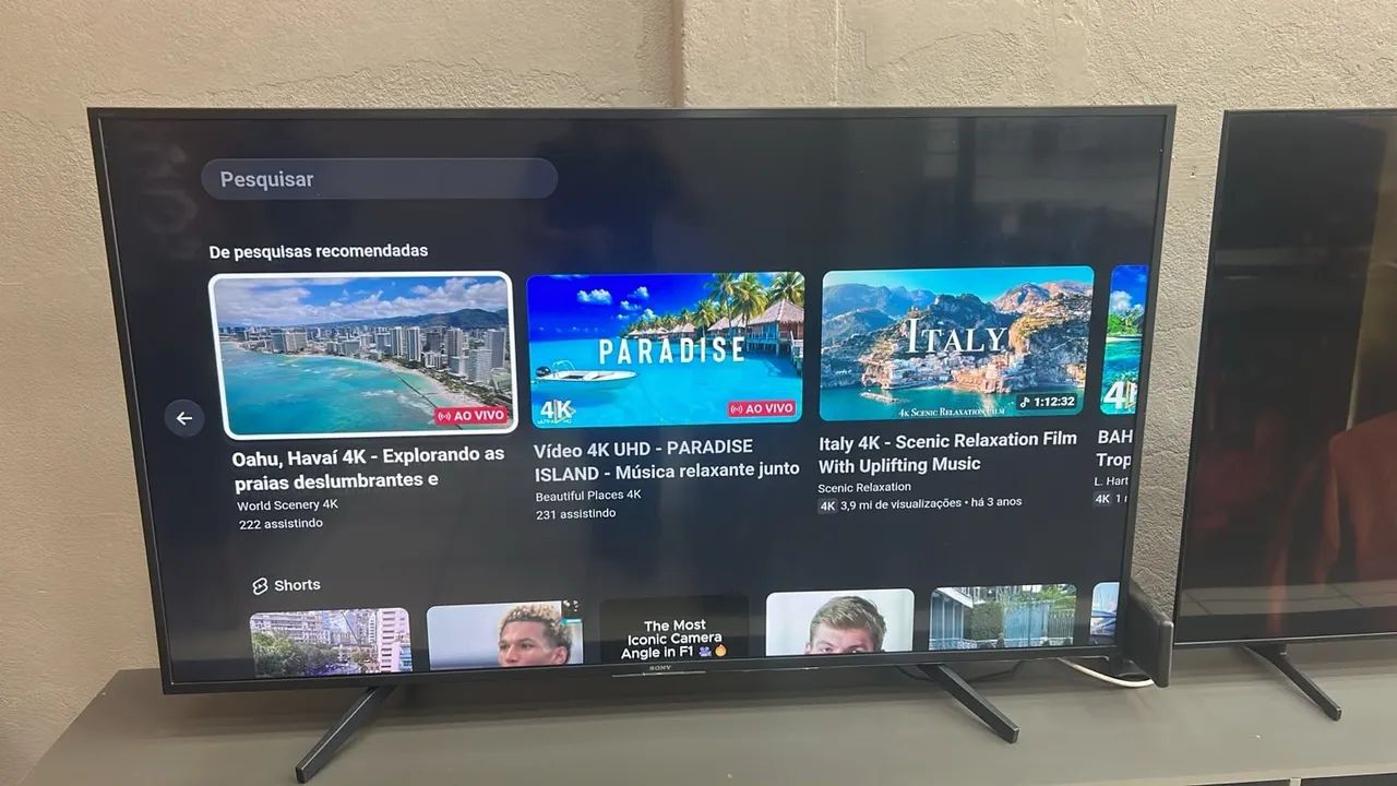 Smart Tv Samsung 4k UHD 65 polegadas Alexa integrada (pequeno detalhe) - Foto 4