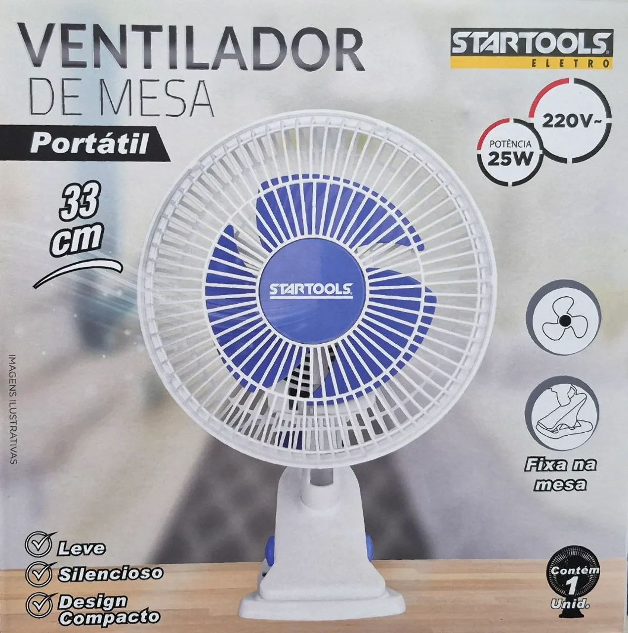 VENTILADOR DE CLIP 220V 2 VELOCIDADES 30cm   REF: AR0973<br><br>VELOCIDADES 30CM<br><br>REF: AR0973<br><br> - Foto 2
