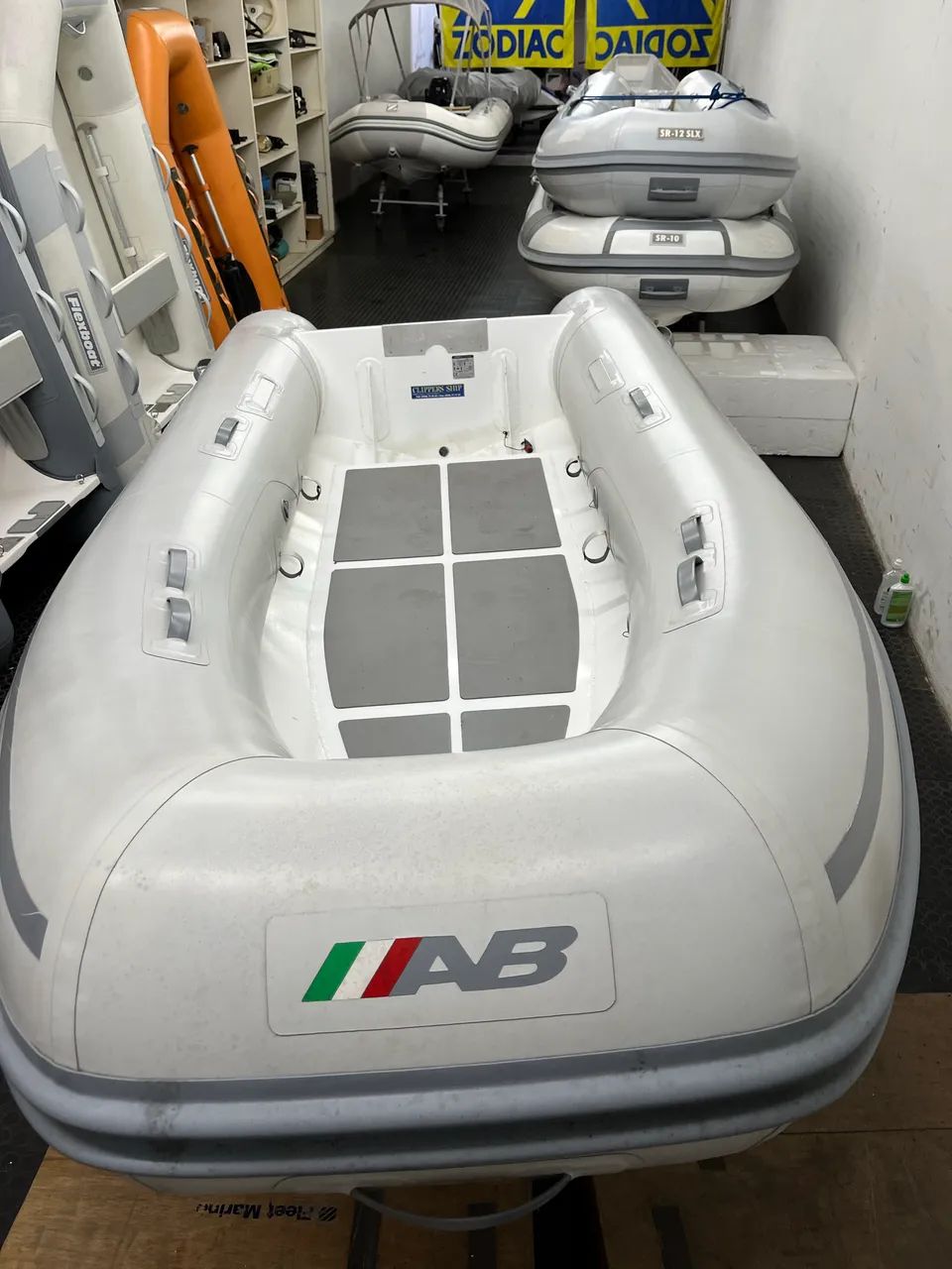 Bote inflável AB SR 360 prata hypalon  - Foto 2