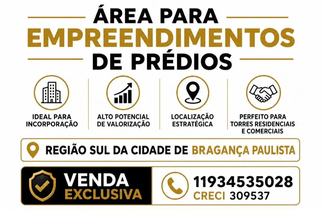 Área para Construção de Torres de Apartamentos 