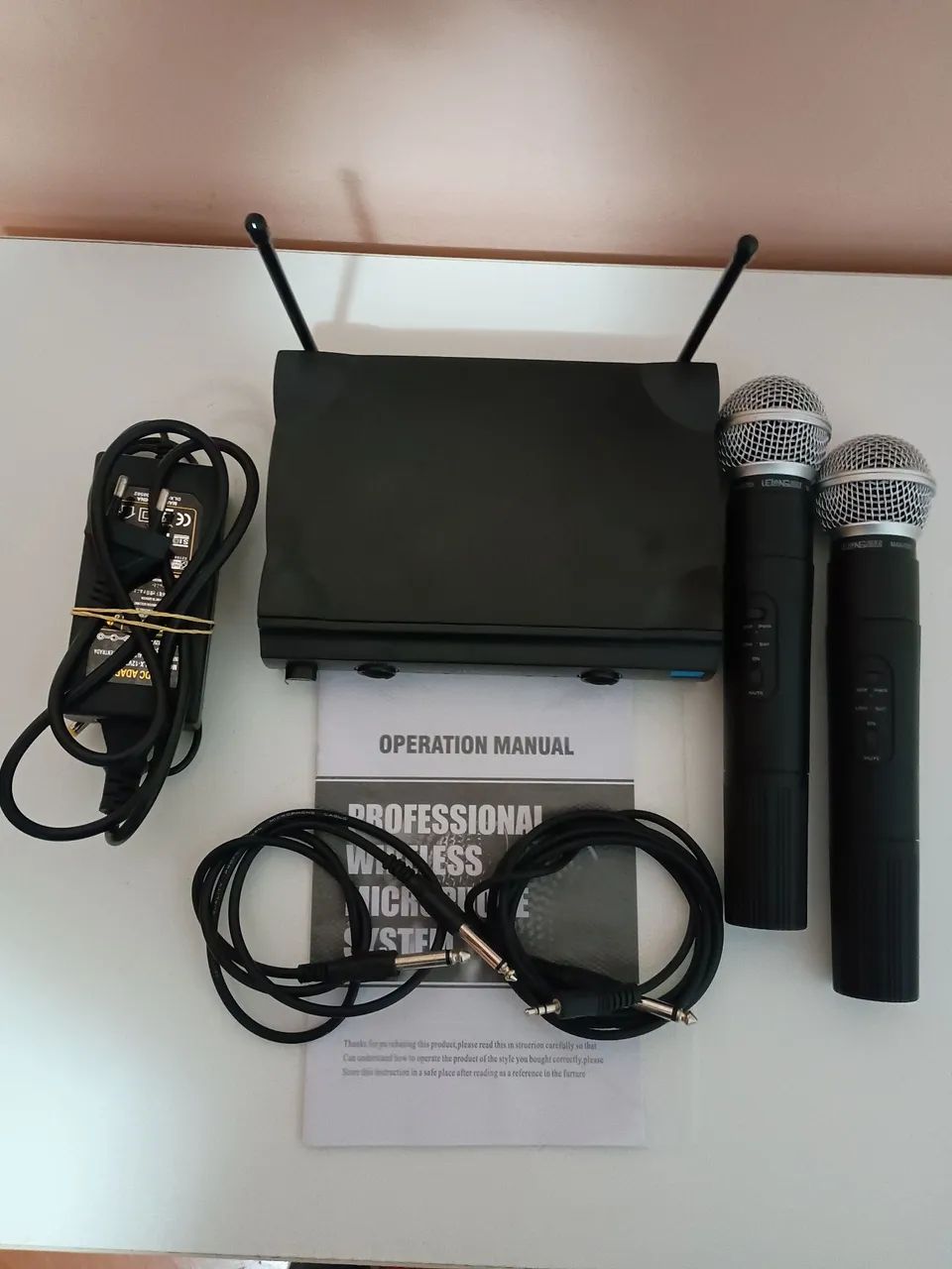 Kit Microfone sem fio Lelong Max Profissional Max-0703 - Foto 2
