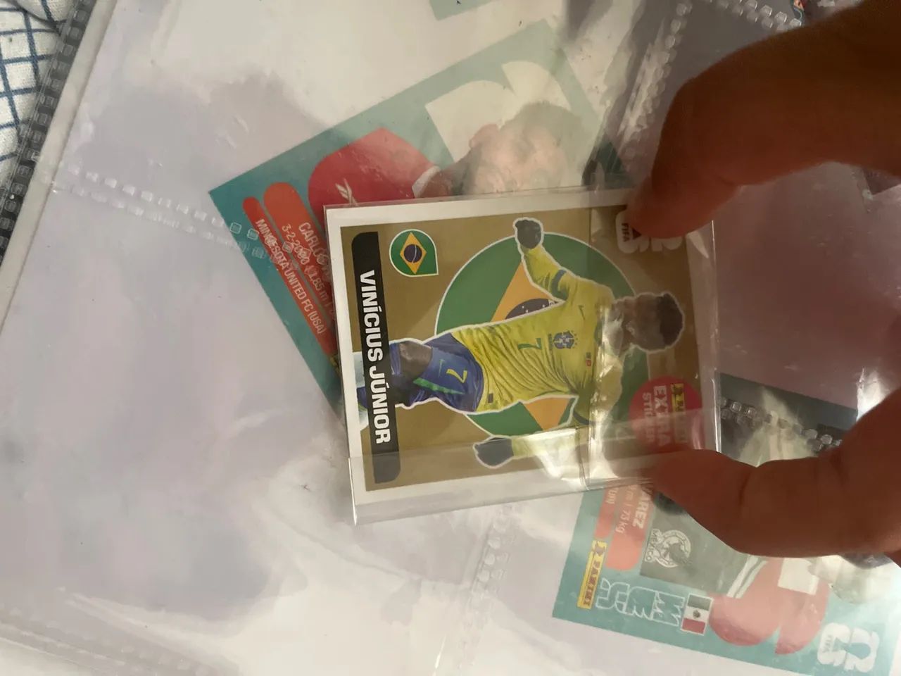 Figurinha Legend Ouro Vini Júnior Copa 2026 - Foto 2