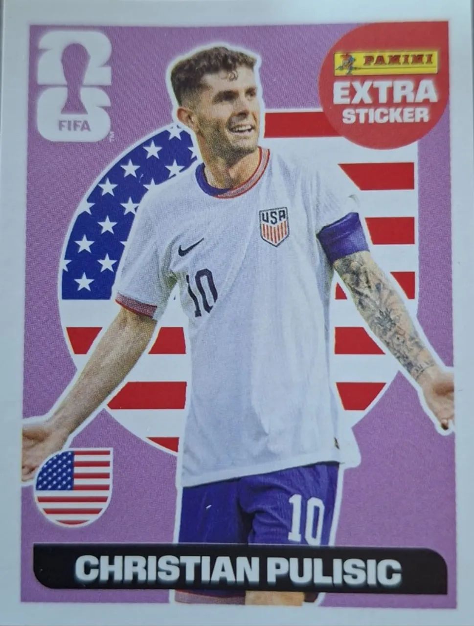 Figurinha legend Copa 2026 - PULISIC ROXA