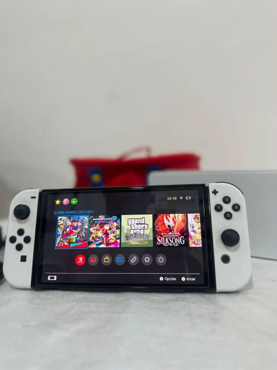 NINTENDO SWITCH OLED 64GB + 256 EXTRA  - Foto 3