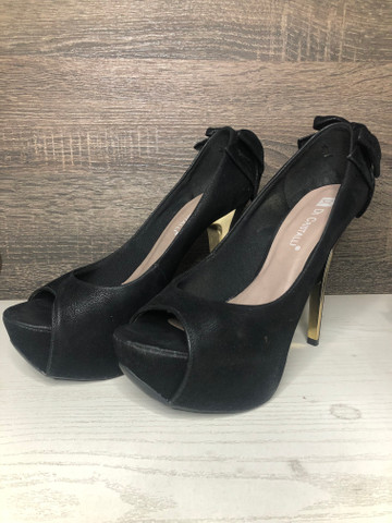 peep toe di cristalli