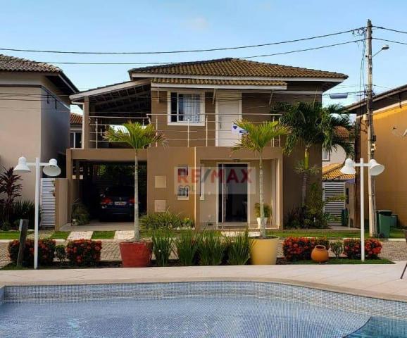 Casa 4 Quartos - Condomínio Porto Sol Residencial Clube-Catu de Abrantes - Camaçari/Bahia