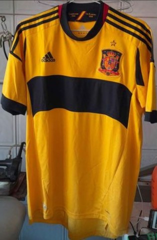 CAMISA FUTEBOL GOLEIRO ESPANHA ADIDAS EURO 2008 AUSTRIA SUICA FRETE GRATIS - Foto 5