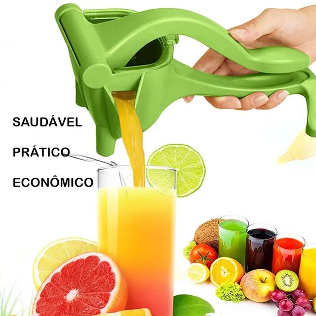 Espremedor  Manual Prático De Laranja Limão Sucos De Frutas Natural Multiuso