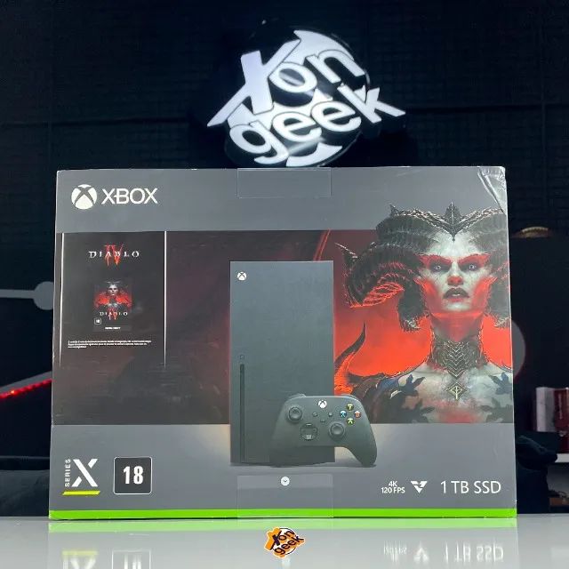 Disponível Xbox series x Nova com dois controles. vem com jogo diablo -  Videogames - Alto Alegre, Cascavel 1257516476