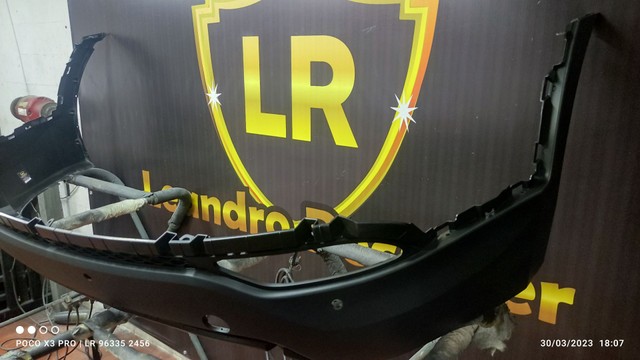 Spoiler Parachoque Traseiro Hyundai Santa Fé 2014 2015 2016 2017 Novo Original - Foto 3