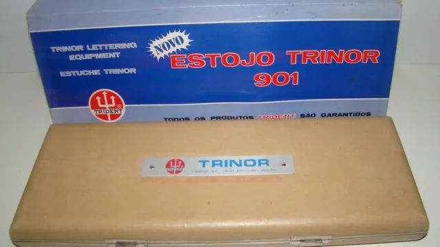 Estojo Trinor 901 / Lettering Equipment estuche Trinor / Raridade