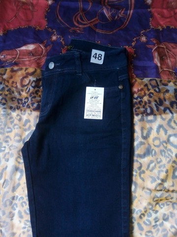 Calça jeans  original La Vie nova azul marinho num 38