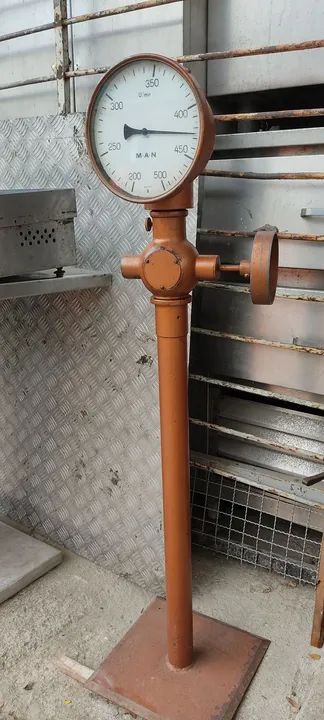 Manômetro pressão ANTIGO para decoração"LEIA" - Foto 4