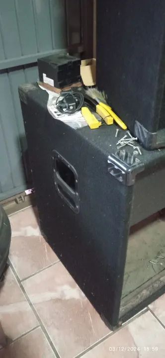 Caixa de som 18 polegadas e rack para equipamentos  - Foto 2