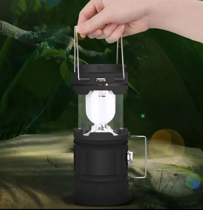 Luminária de Camping Recarregável USB - Iluminação Potente