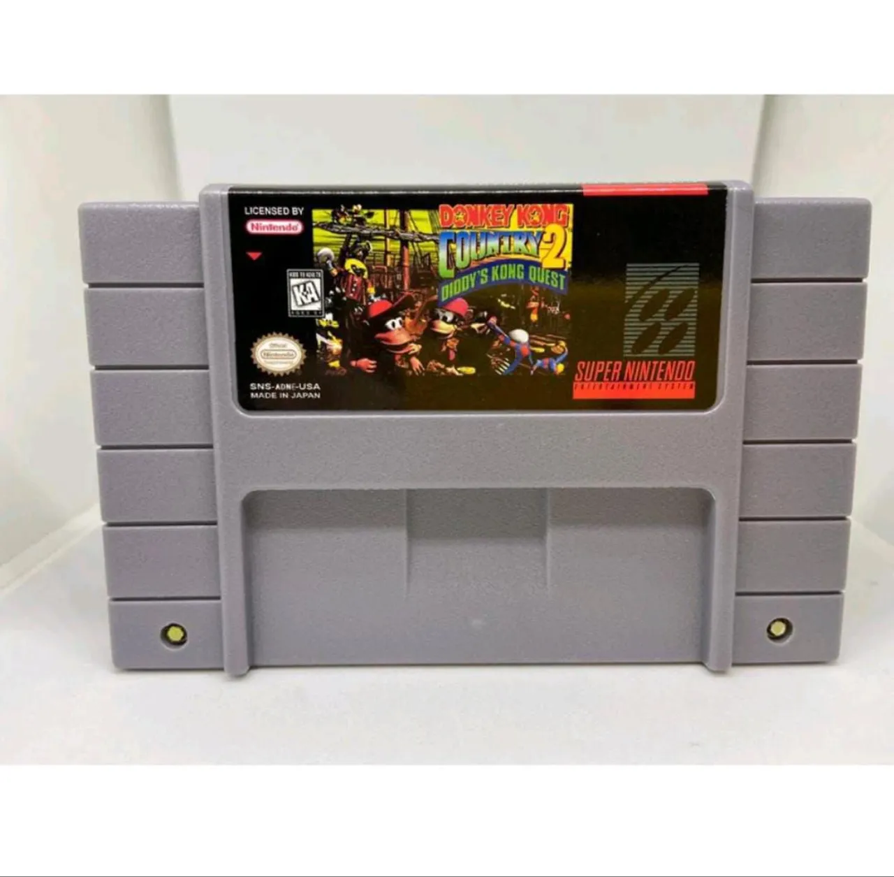 Jogo fita donkey Kong 2 super Nintendo repro SNES..