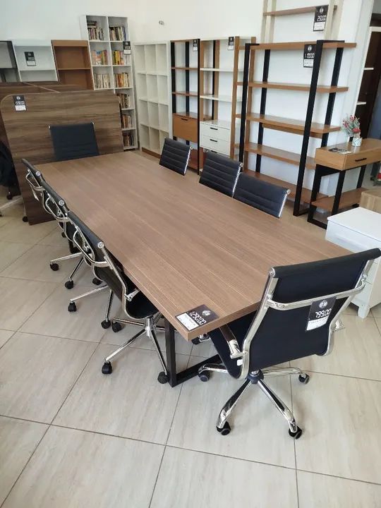 Mesa de reunião nova !! Entrega e montagem grátis!! - Foto 2