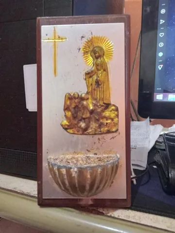 Antigo Item Religioso Decorativo para parede - Foto 2