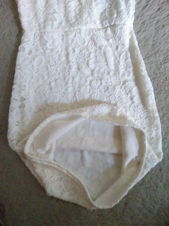 Vestido Branco de renda. - Foto 3