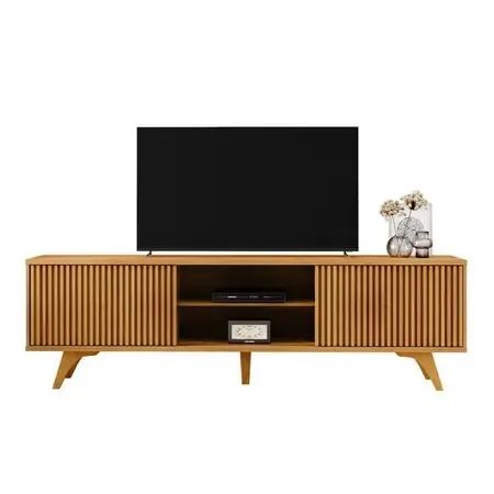 Rack 2 Portas Ripadas 1,80m Malva Nature r544