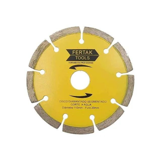 Disco de Corte Diamantado Segmentado 20x110mm Fertak