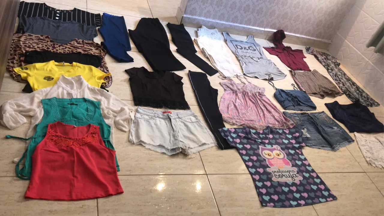 Lote de roupas feminina tudo por 60,00 entrego Águas lindas, Ceilândia e Asa norte