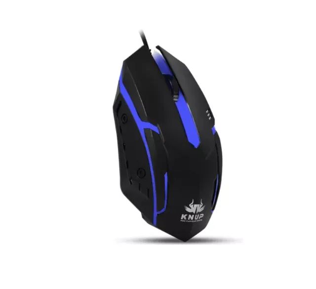 Kit Teclado Gamer Usb Knup Kp-te115 Membrana Com Mouse Rgb Luminoso Cor Do Mouse Preto Cor - Foto 4