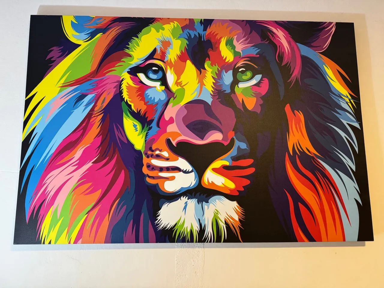 Quadro decorativo 150 x 100 cm leão Judá  - Foto 3