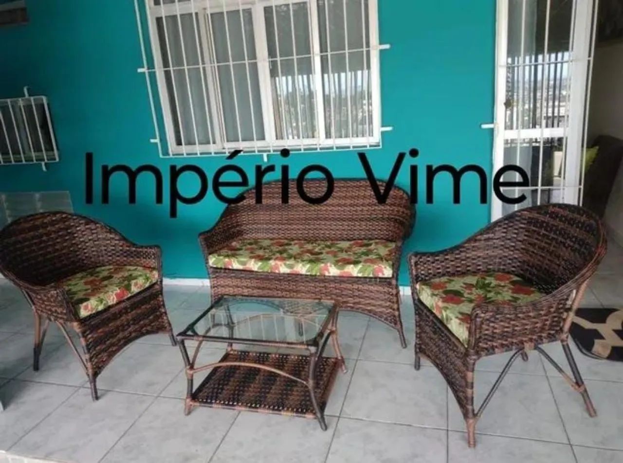 Promoção conjunto de vime e fibra sint ética - Foto 2